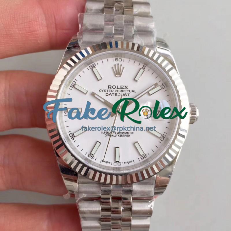 Replica Rolex Datejust II 126334 41MM EW Stainless Steel White Dial Swiss 3235