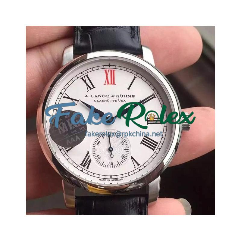 Replica A. Lange & Sohne Saxonia Stainless Steel White Dial Roman Markers Swiss L091