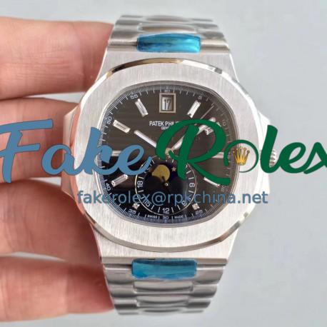 Replica Patek Philippe Nautilus 5726/1A-001 N Stainless Steel Black Dial Swiss 324 S QA LU 24H/303