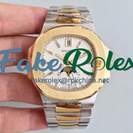 Replica Patek Philippe Nautilus 5726/1A-001 N Yellow Gold & Stainless Steel White Dial Swiss 324 S QA LU 24H/303