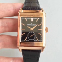 Replica Jaeger-LeCoultre Grande Reverso 986 N Rose Gold Black Dial Swiss JLC 986