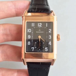 Replica Jaeger-LeCoultre Grande Reverso 986 N Rose Gold Black Dial Swiss JLC 986