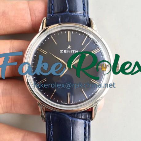 Replica Zenith Elite 6150 150TH Anniversary 03.2272.6150/51.C700 ND  Stainless Steel Blue Dial Swiss Elite 6150