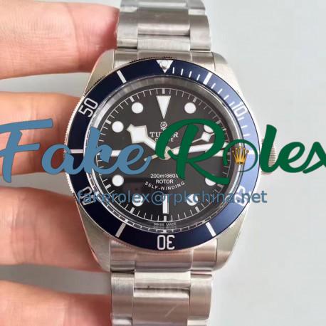 Replica Tudor Heritage Black Bay Blue 79220B ZF V4 Stainless Steel Black Dial Swiss 2824-2