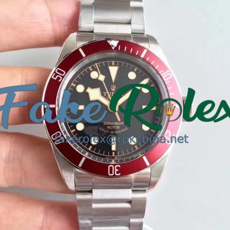 Replica Tudor Heritage Black Bay Red 79230R ZF V4 Stainless Steel Black Dial Swiss 2824-2