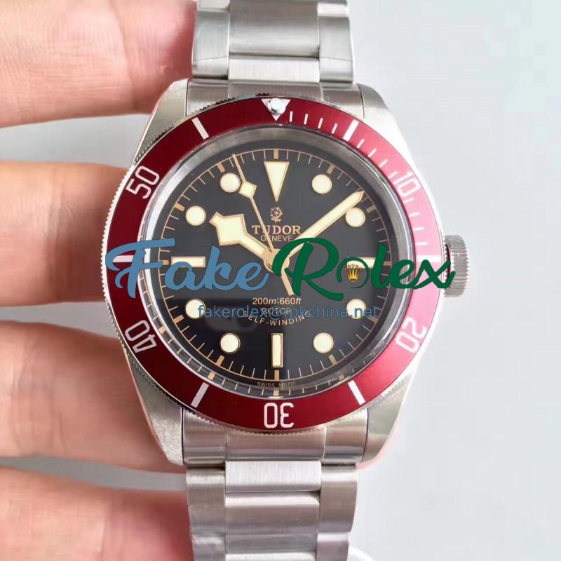 Replica Tudor Heritage Black Bay Red 79230R ZF V4 Stainless Steel Black Dial Swiss 2824-2