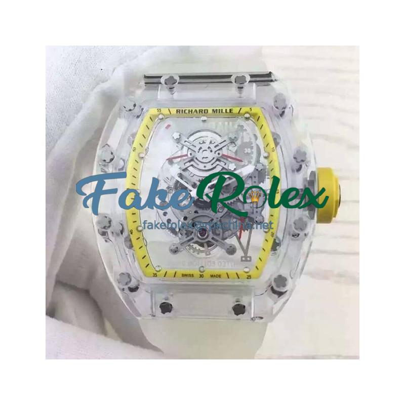 Replica Richard Mille RM056-01 Limtied Edition Yellow Dial M9015