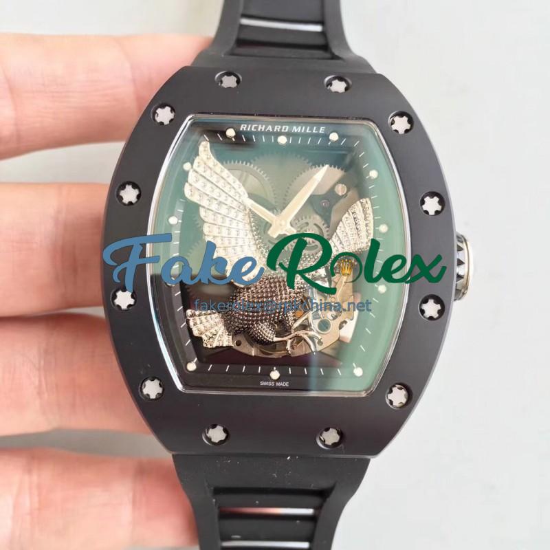 Replica Richard Mille RM023 KV Ceramic Eagle Skeleton Dial M8215