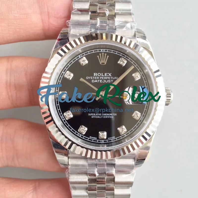 Replica Rolex Datejust II 126334 41MM 2018 EW Stainless Steel Black Dial Swiss 3235