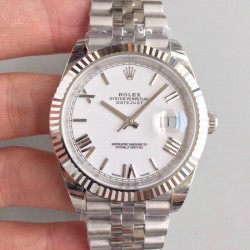 Replica Rolex Datejust II 126334 41MM 2018 EW Stainless Steel White Dial Swiss 3235