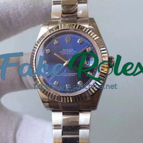 Replica Rolex Datejust II 116334 2018 41MM EW Stainless Steel Blue Dial Swiss 3136