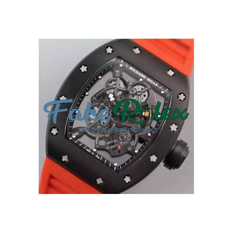 Replica Richard Mille RM035 PVD Orange Dial M9015