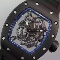 Replica Richard Mille RM035 PVD Blue Dial M9015