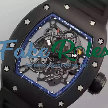 Replica Richard Mille RM035 PVD Blue Dial M9015