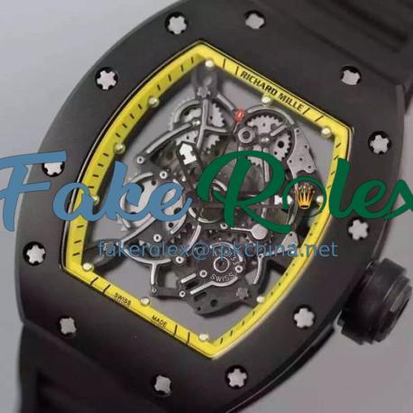 Replica Richard Mille RM035 PVD Yellow Dial M9015