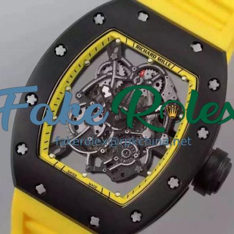 Replica Richard Mille RM035 PVD Yellow Dial M9015