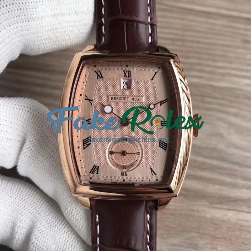 Replica Breguet Heritage Big Date 5480BR/12/996 N Rose Gold Rose Gold Dial Swiss 2824-2