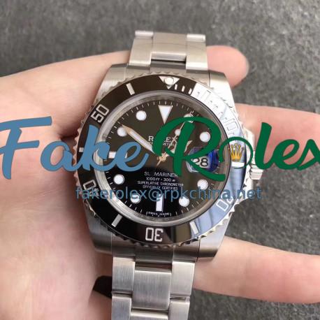 Replica Rolex Submariner Date 116610LN 2018 AR Stainless Steel 904L Black Dial Swiss 2824-2