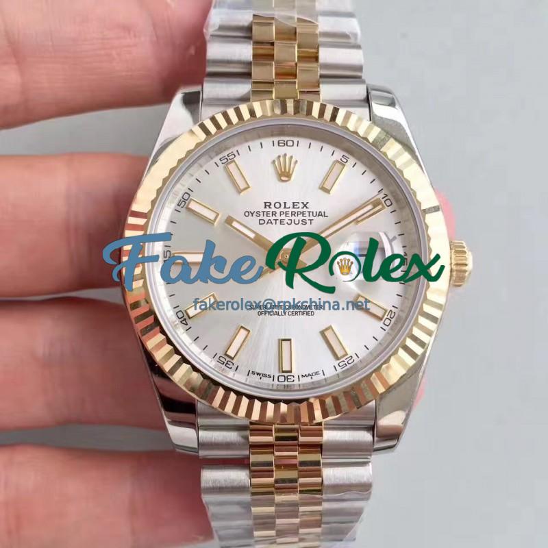 Replica Rolex Datejust II 116333 41MM EW Stainless Steel & Yellow Gold Rhodium Dial Swiss 3136