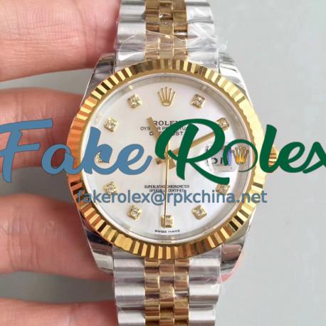 Replica Rolex Datejust II 116333 41MM EW Stainless Steel & Yellow Gold Mother Of Pearl Dial Swiss 3235