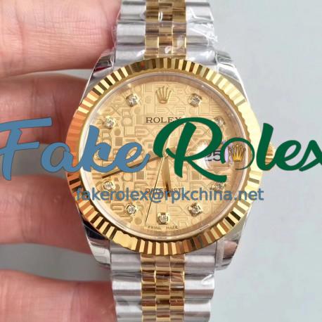 Replica Rolex Datejust 41 126333 41MM EW Stainless Steel & Yellow Gold Rolex Dial Swiss 3235