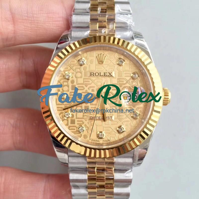 Replica Rolex Datejust 41 126333 41MM EW Stainless Steel & Yellow Gold Rolex Dial Swiss 3235