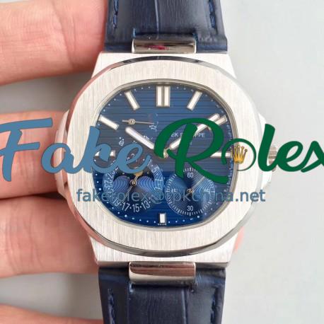 Replica Patek Philippe Nautilus Moonphase 5712G-001 N Stainless Steel Blue Dial Swiss 240 PS IRM C LU