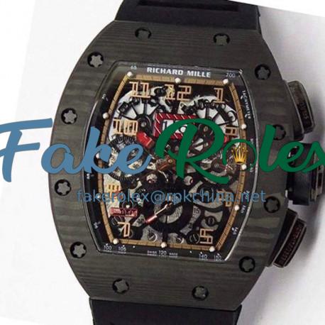 Replica Richard Mille RM011-FM Felipe Massa Chronograph Forged Carbon Gold Dial Swiss 7750