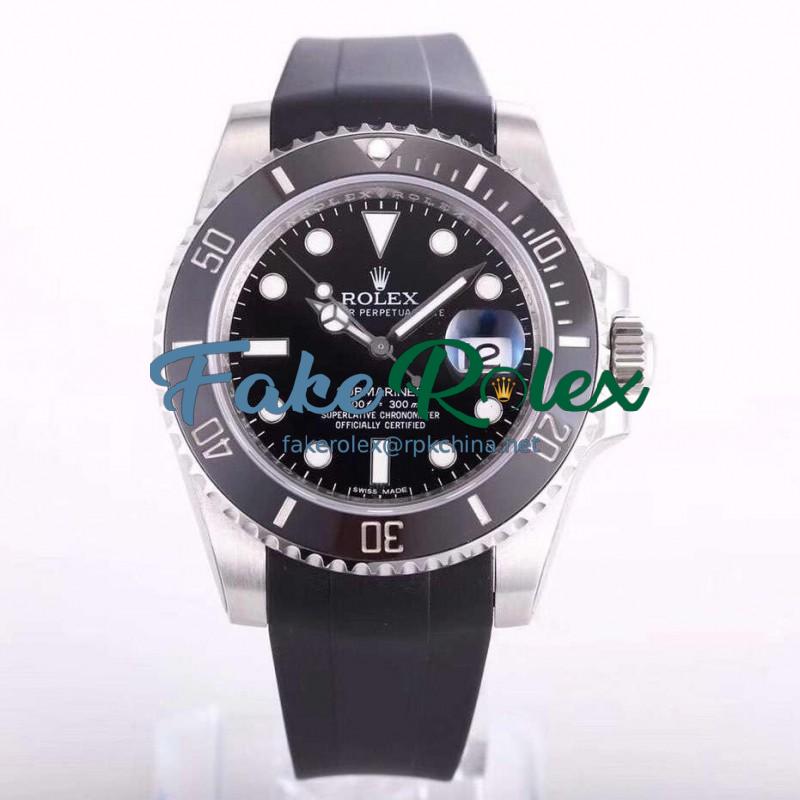 Replica Rolex Submariner Date 116610LN OR Stainless Steel Black Dial Swiss 2836-2