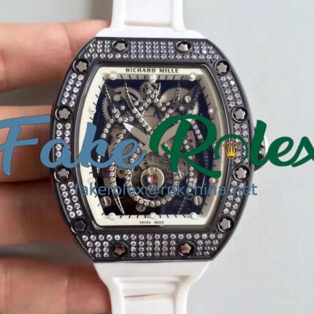 Replica Richard Mille 19-01 SF PVD & Diamond Diamond Spyder Dial M6T51