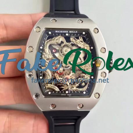 Replica Richard Mille RM57-01 Jackie Chan Stainless Steel Silver Dial M9015