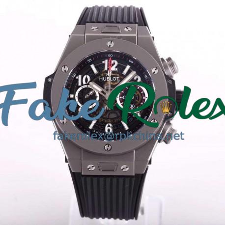 Replica Hublot Big Bang Unico Titanium 411.NX.1170.RX N Titanium Skeleton Dial Swiss HUB1242