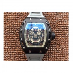 Replica Richard Mille RM052 PVD Black Skull Dial M6T51