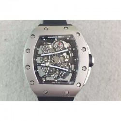 Replica Richard Mille RM61 Titanium Black Skeleton Dial M9015