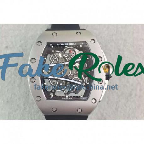 Replica Richard Mille RM61 Titanium Black Skeleton Dial M9015