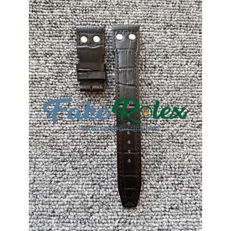 Replica Iwc Big Pilot Brown Leather Strap 22MM