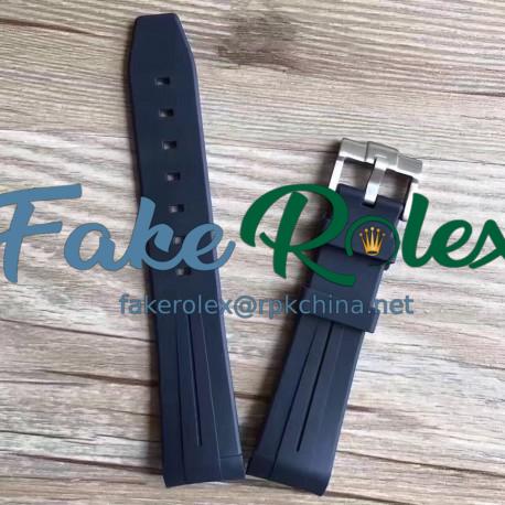 Replica Rolex Blue Rubber B Strap for Submariner