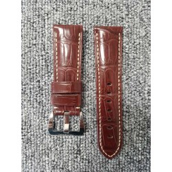 Replica Panerai Brown Leather Strap 24MM