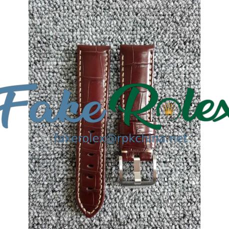 Replica Panerai Brown Leather Strap 22MM