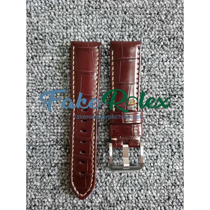 Replica Panerai Brown Leather Strap 22MM