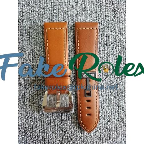 Replica Panerai Pam111 Brown Leather Strap 24MM