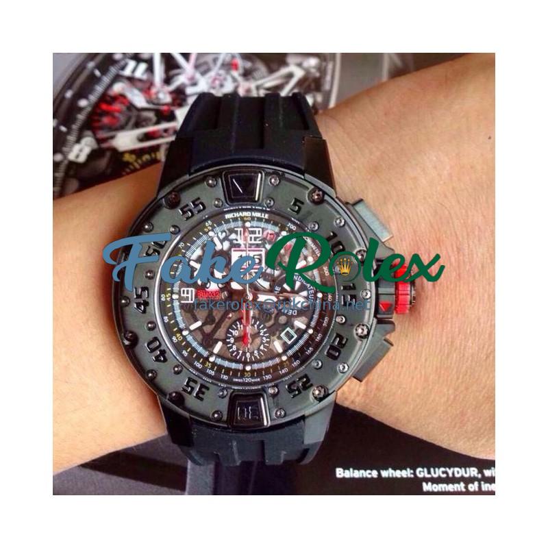 Replica Richard Mille RM032 PVD Black Dial Swiss 7750