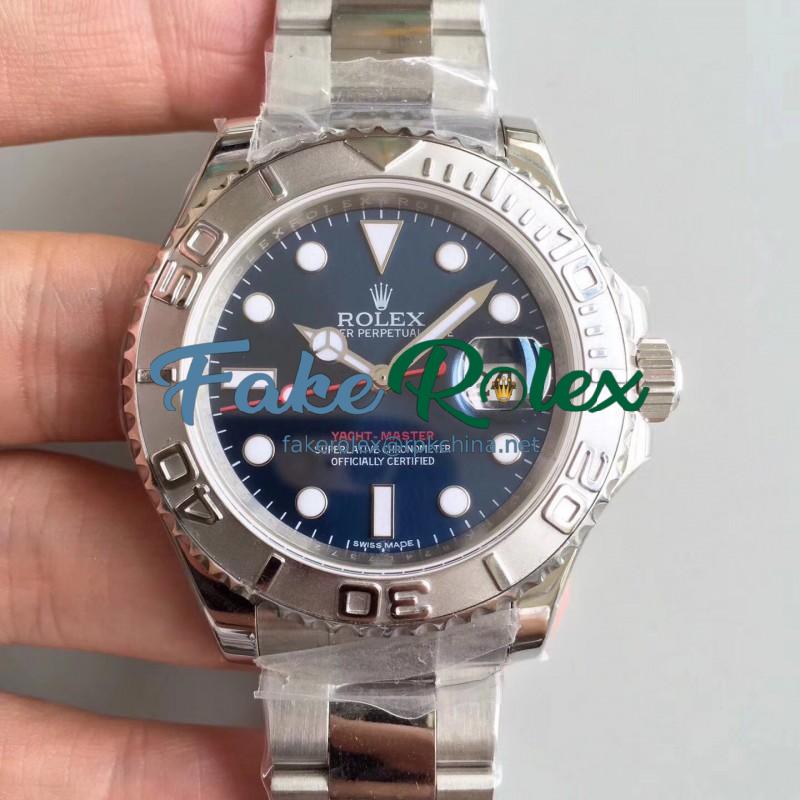 Replica Rolex Yacht-Master 40 116622 JF Stainless Steel Blue Dial Swiss 3135