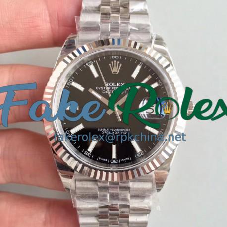 Replica Rolex Datejust II 126334 41MM EW Stainless Steel Black Dial Swiss 3235