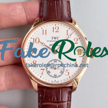 Replica IWC Portugieser F.A Jones Limited Edition IW544201 GS Rose Gold White Dial Swiss 98290