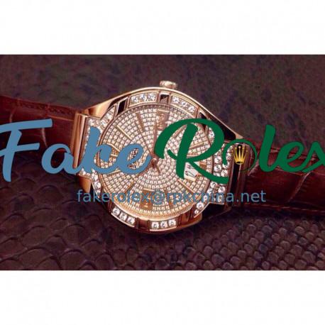 Replica Piaget Polo Rose Gold & Diamonds Diamonds Dial M9015