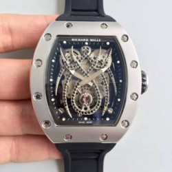 Replica Richard Mille 19-01 SF PVD / Stainless Steel Diamond Spyder Dial M6T51