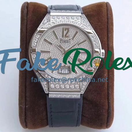 Replica Piaget Polo MK Stainless Steel & Diamonds Diamond Dial Swiss 800P