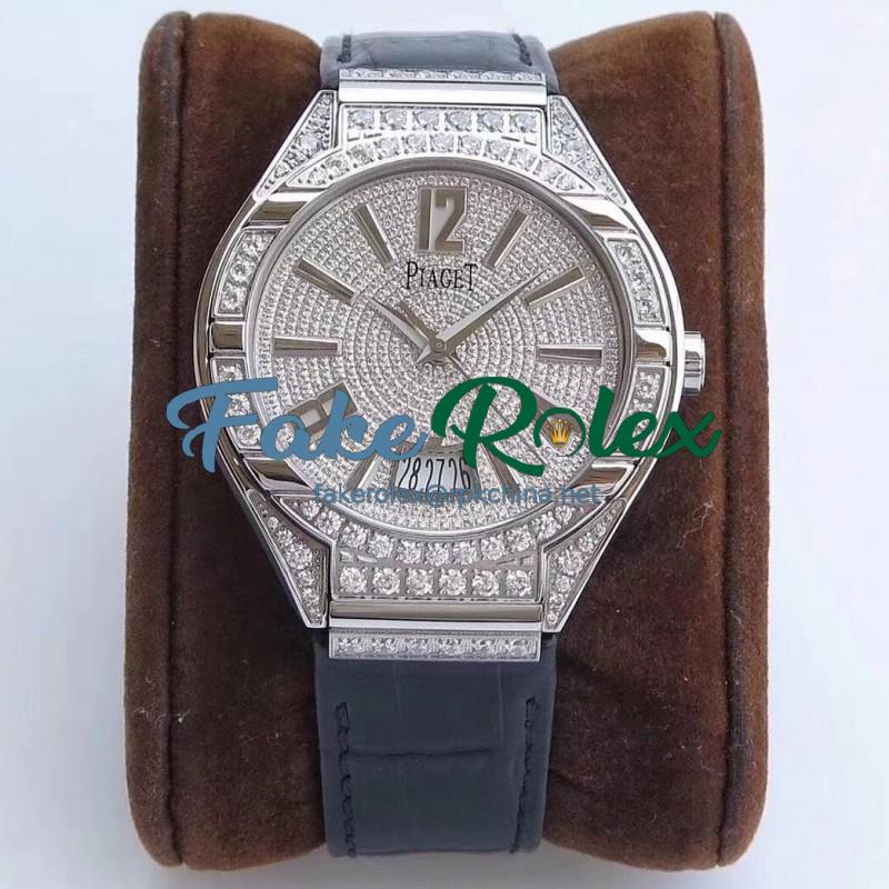 Replica Piaget Polo MK Stainless Steel & Diamonds Diamond Dial Swiss 800P