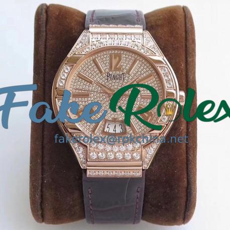 Replica Piaget Polo MK Rose Gold & Diamonds Diamond Dial Swiss 800P